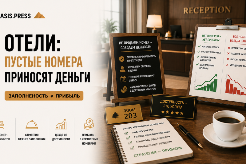 Отели: пустые номера приносят деньги