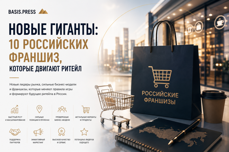 Новые гиганты: 10 российских франшиз, которые двигают ритейл