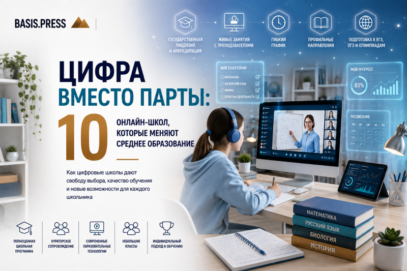 Цифра вместо парты: 10 онлайн-школ, которые меняют среднее образование