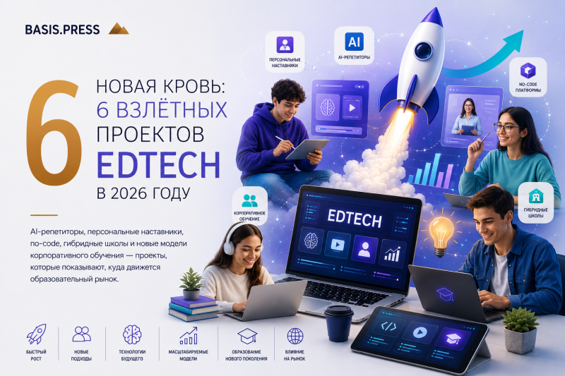Новая кровь: 6 взлётных проектов EdTech в 2026 году