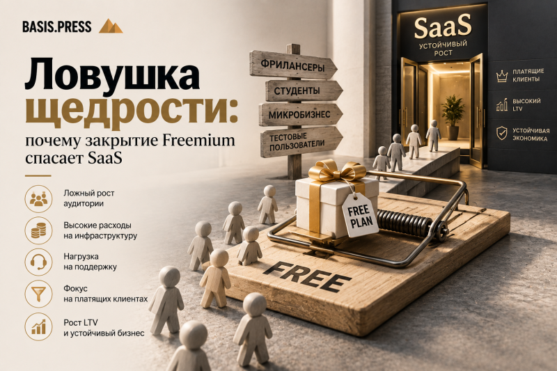 Ловушка щедрости: почему закрытие Freemium спасает SaaS