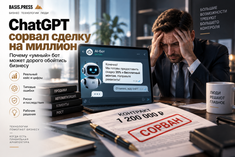 ChatGPT сорвал миллионную сделку