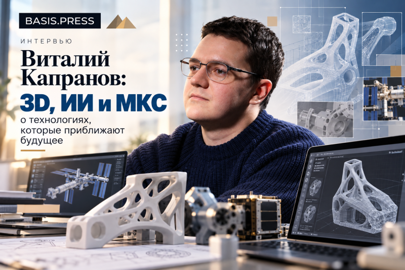 Виталий Капранов: 3D, ИИ и МКС